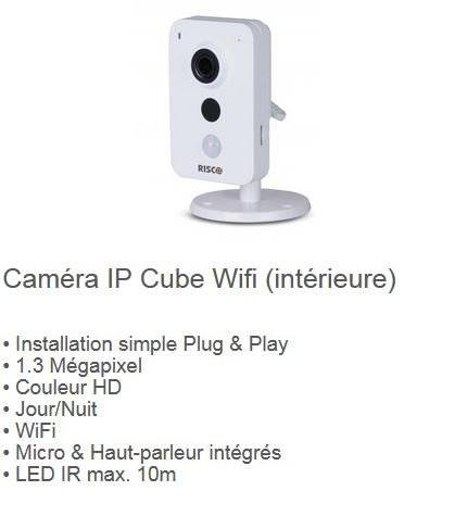 Caméra IP Cube Wifi - Système D'Tech - Spécialiste Systèmes Électroniques de Sécurité en Alsace